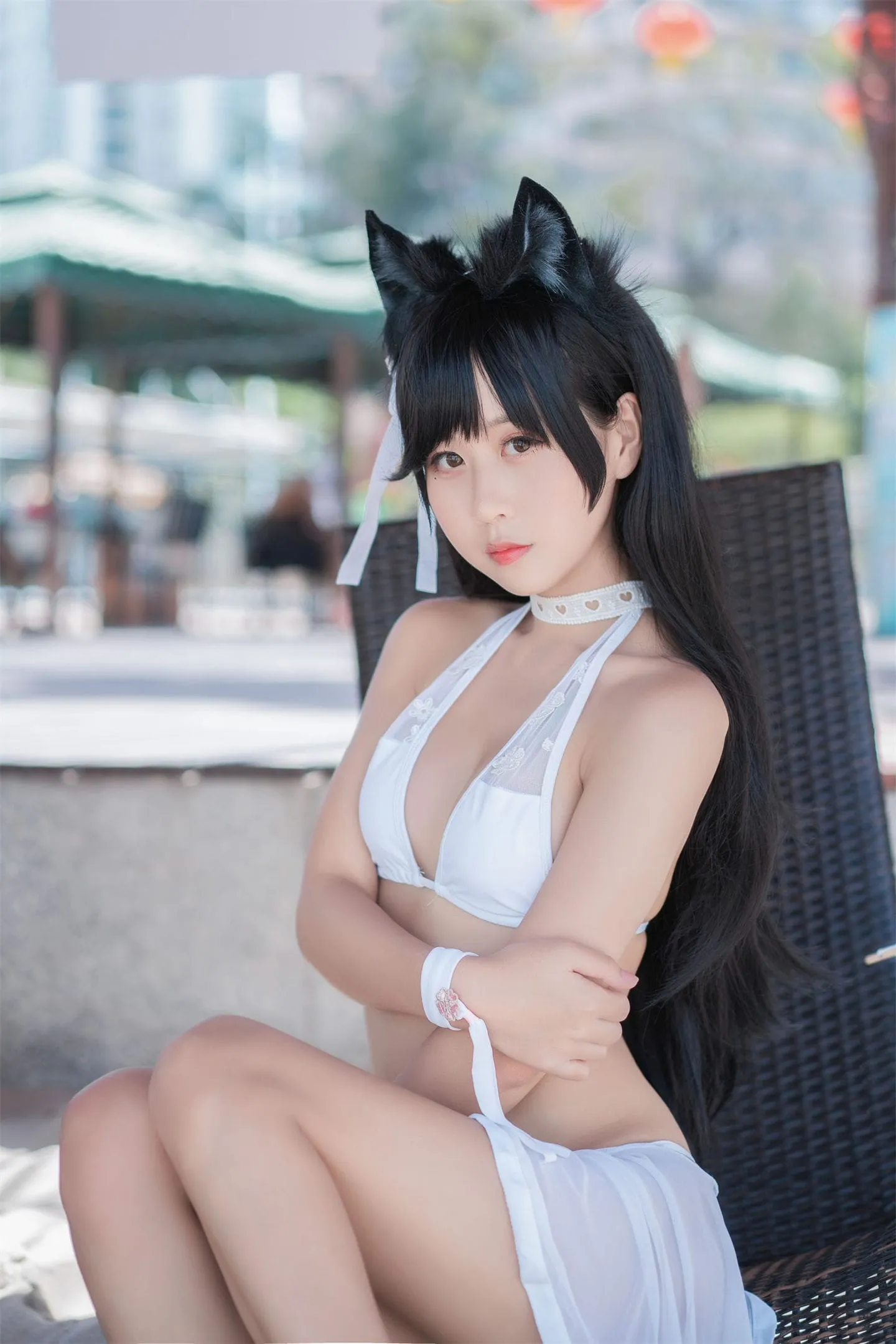 碧蓝航线 爱宕泳装2cosplay-绝对领域