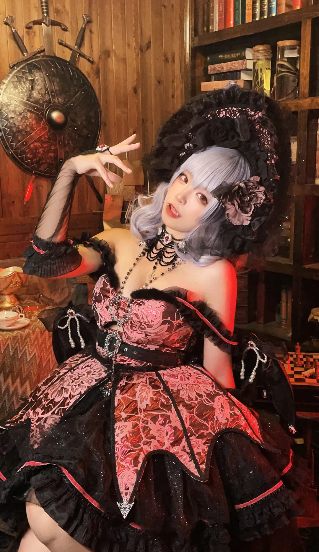 《东方Project》蕾米莉亚·斯卡蕾特cosplay-绝对领域