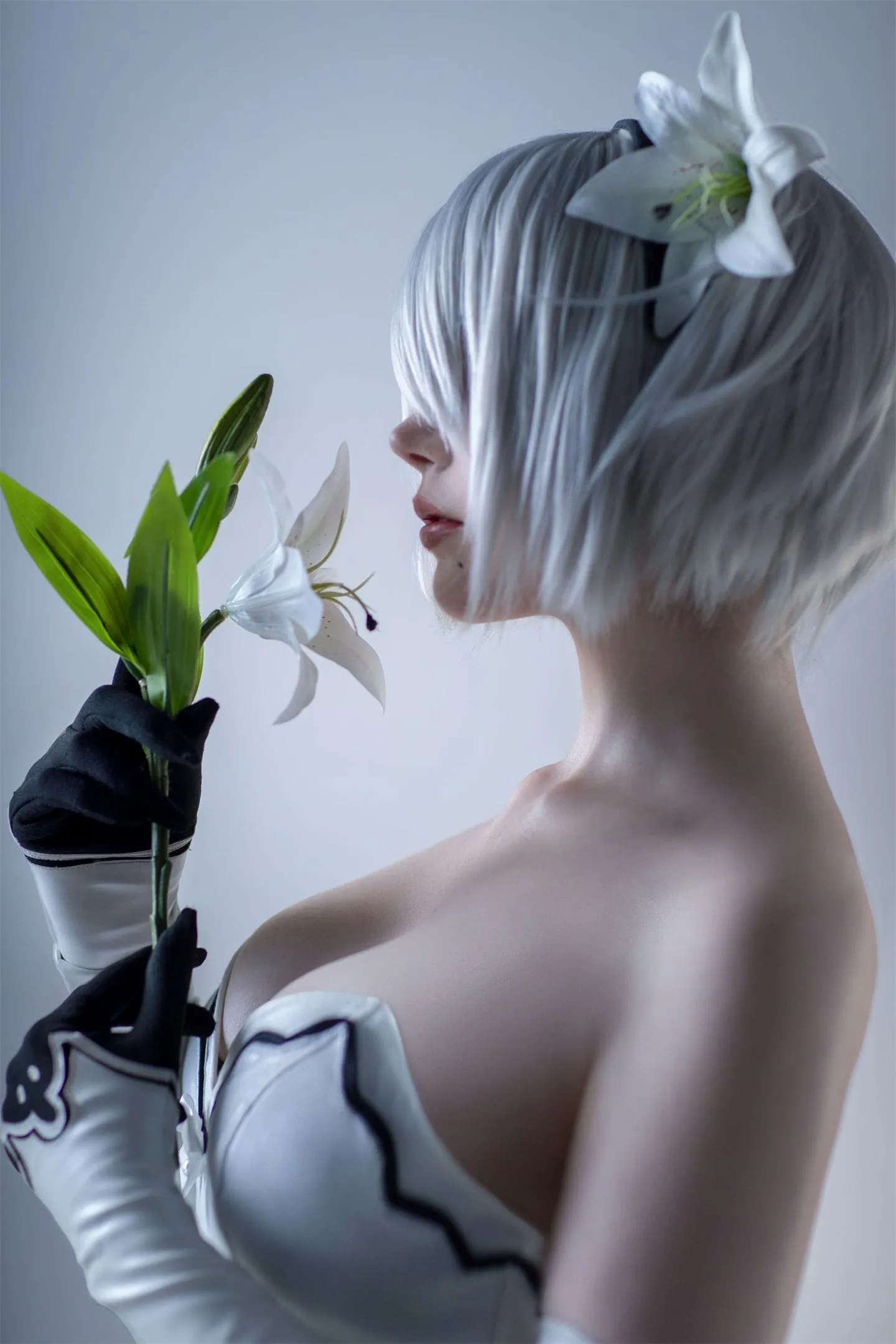 尼尔机械纪元 2B黑cosplay-绝对领域