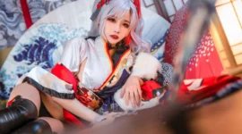 碧蓝航线 欧根亲王和服cosplay-绝对领域
