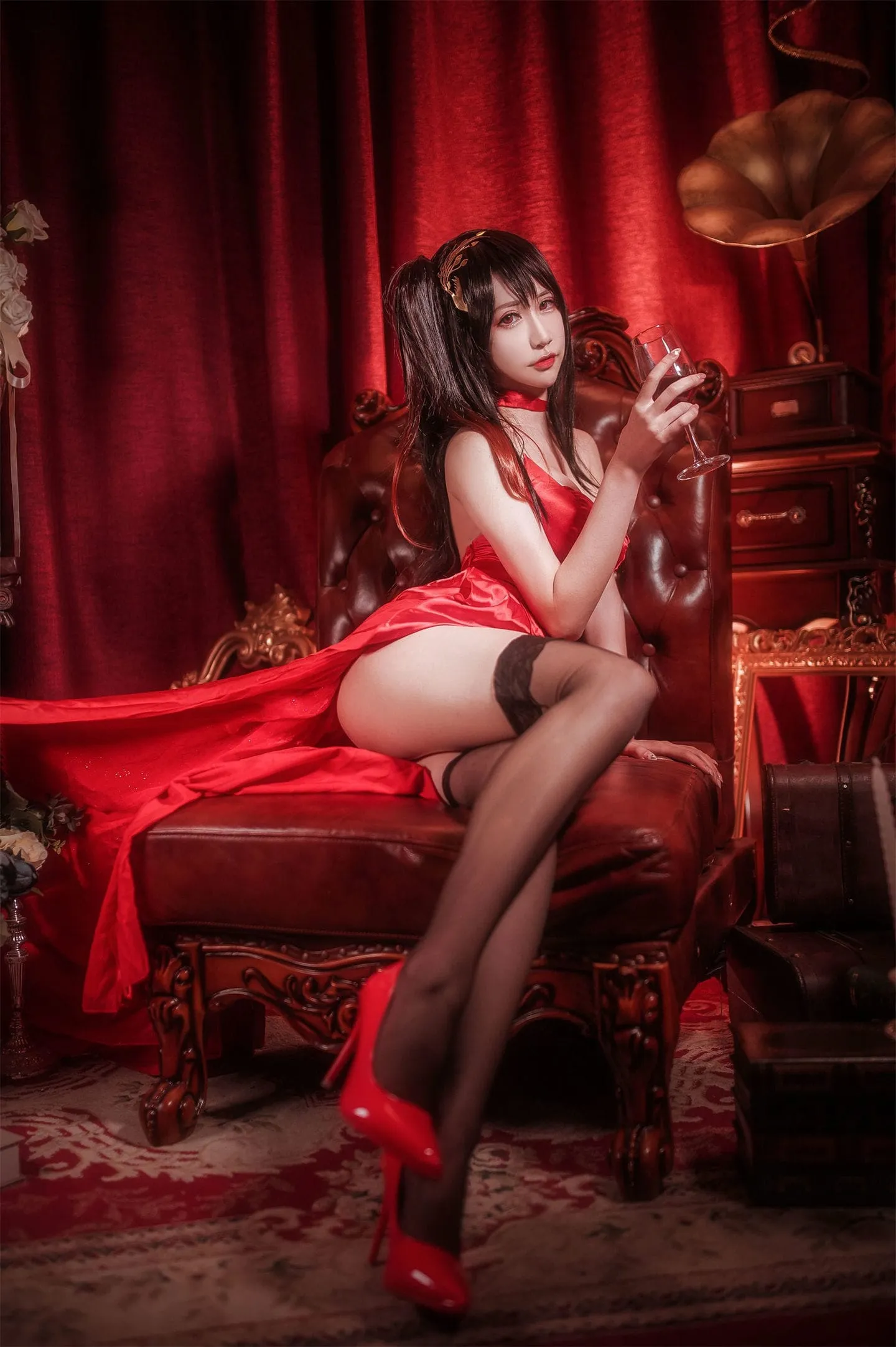 碧蓝航线 大凤黑丝cosplay-绝对领域
