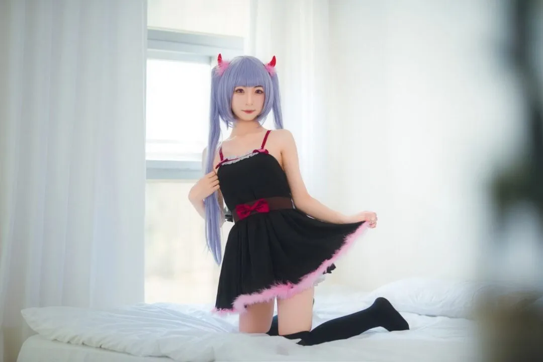 凉风青叶小恶魔cosplay-绝对领域
