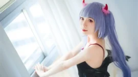 凉风青叶小恶魔cosplay-绝对领域