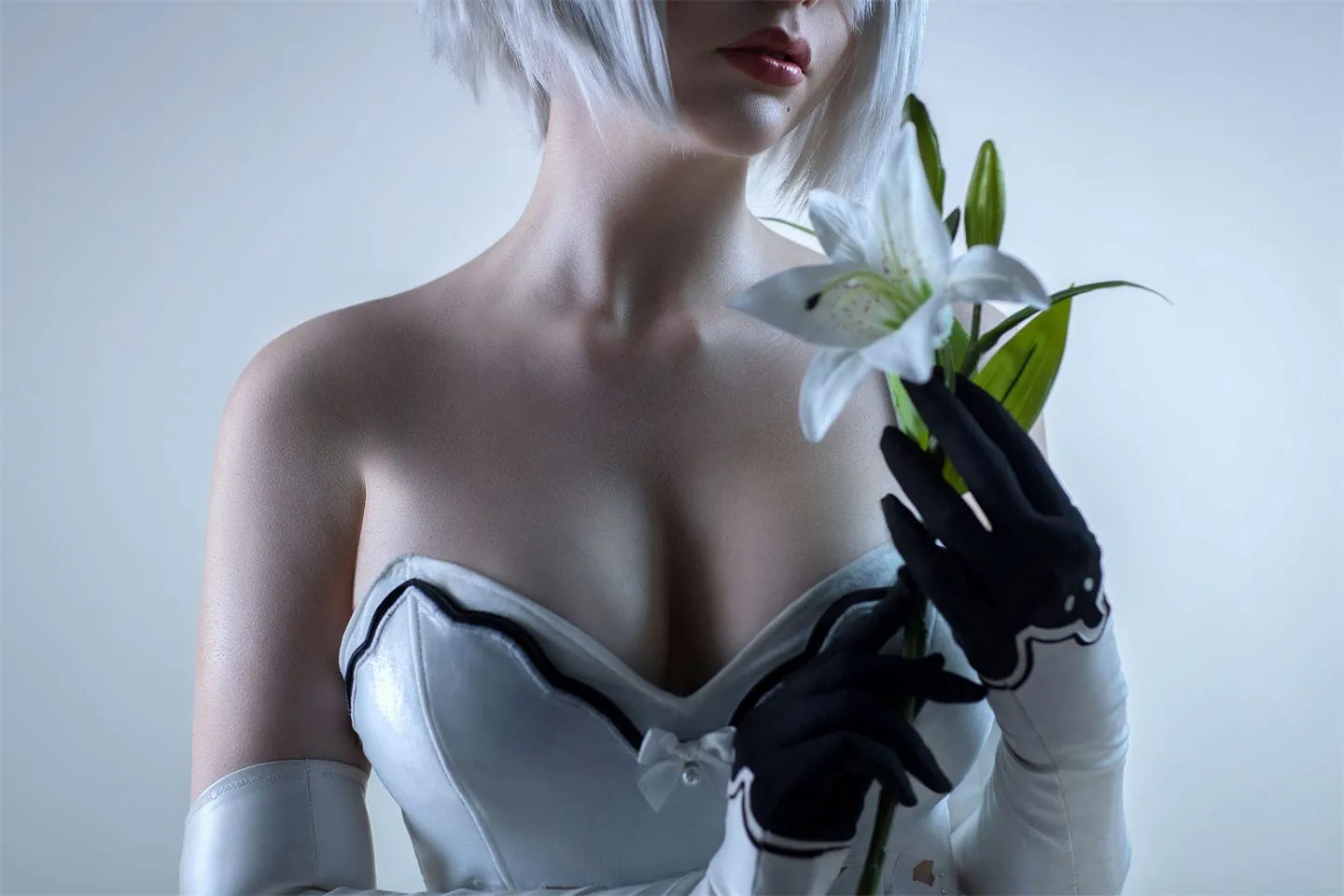 尼尔机械纪元 2B黑丝cosplay-绝对领域