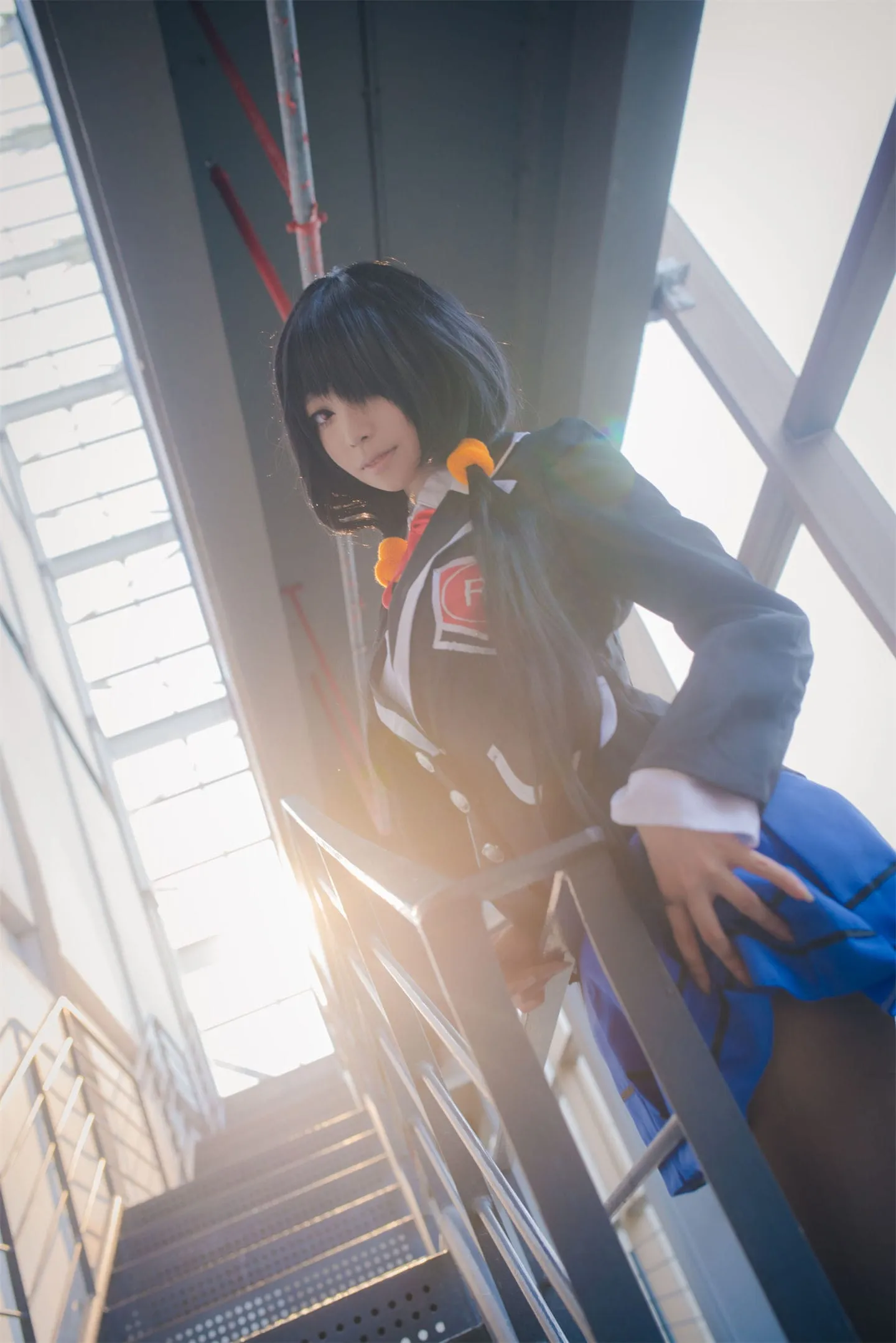约会大作战 时崎狂三校服cosplay-绝对领域