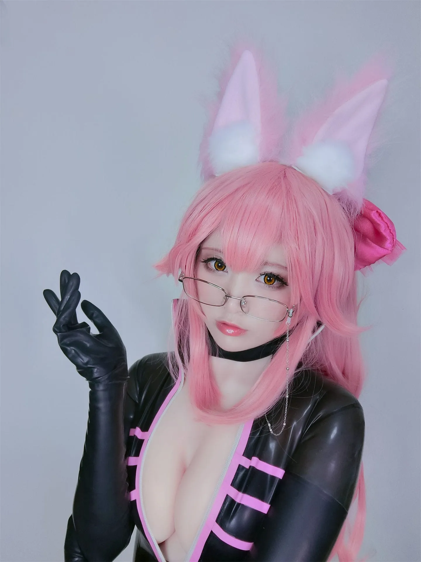 FGO 玉藻前秘书狐性感cosplay-绝对领域