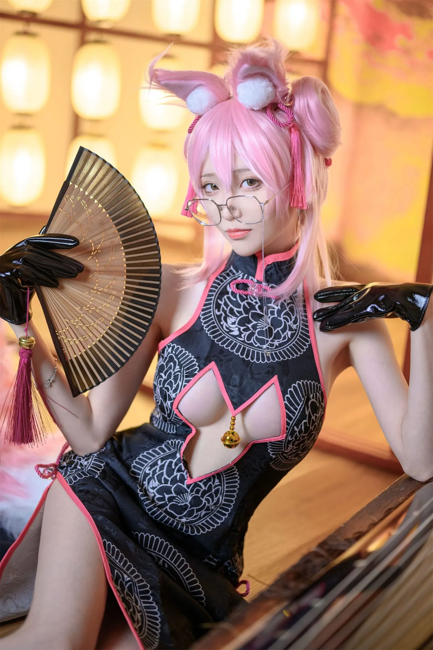 FGO 玉藻前秘书狐黑丝cosplay-绝对领域