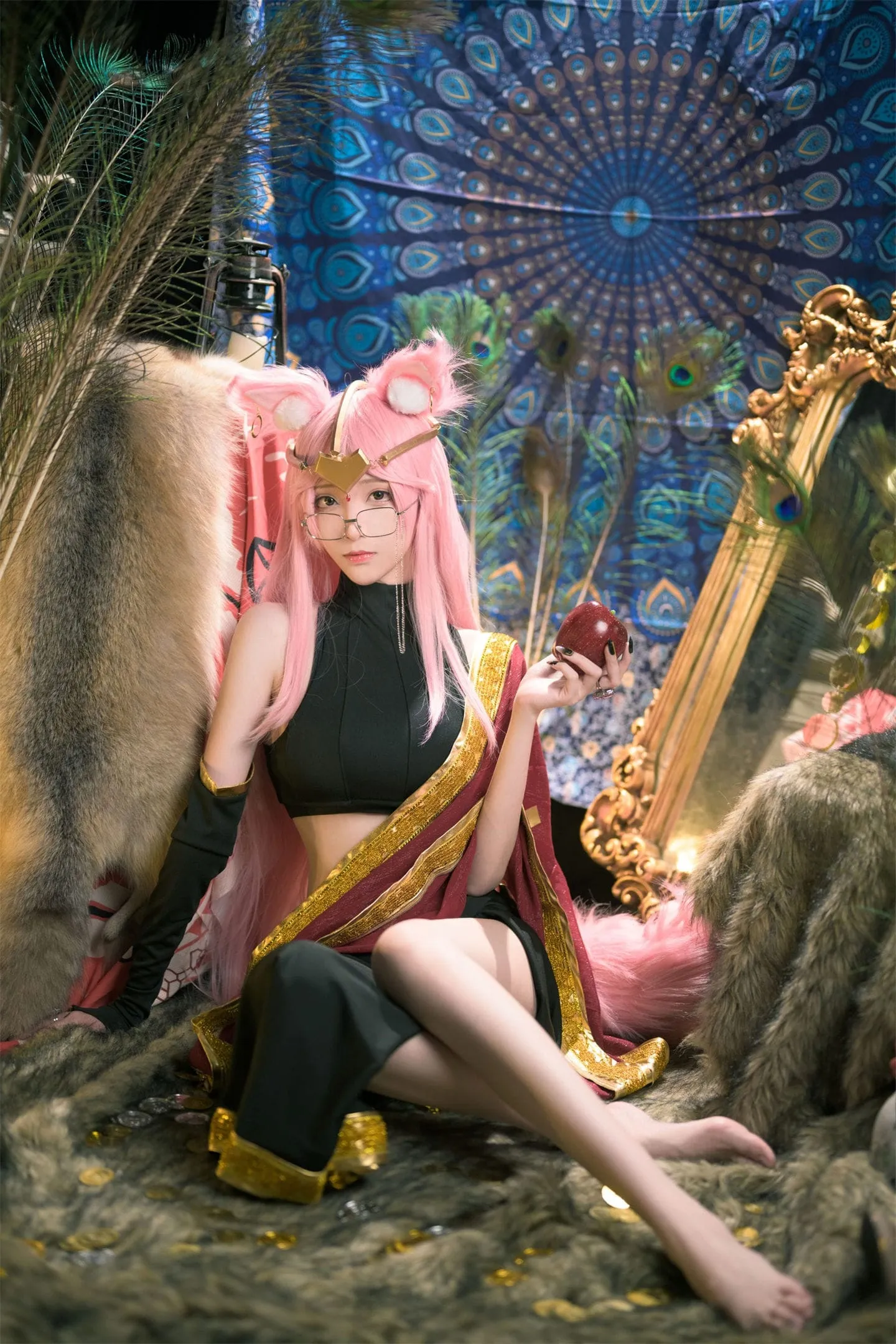 FGO 玉藻前秘书狐cosplay-绝对领域
