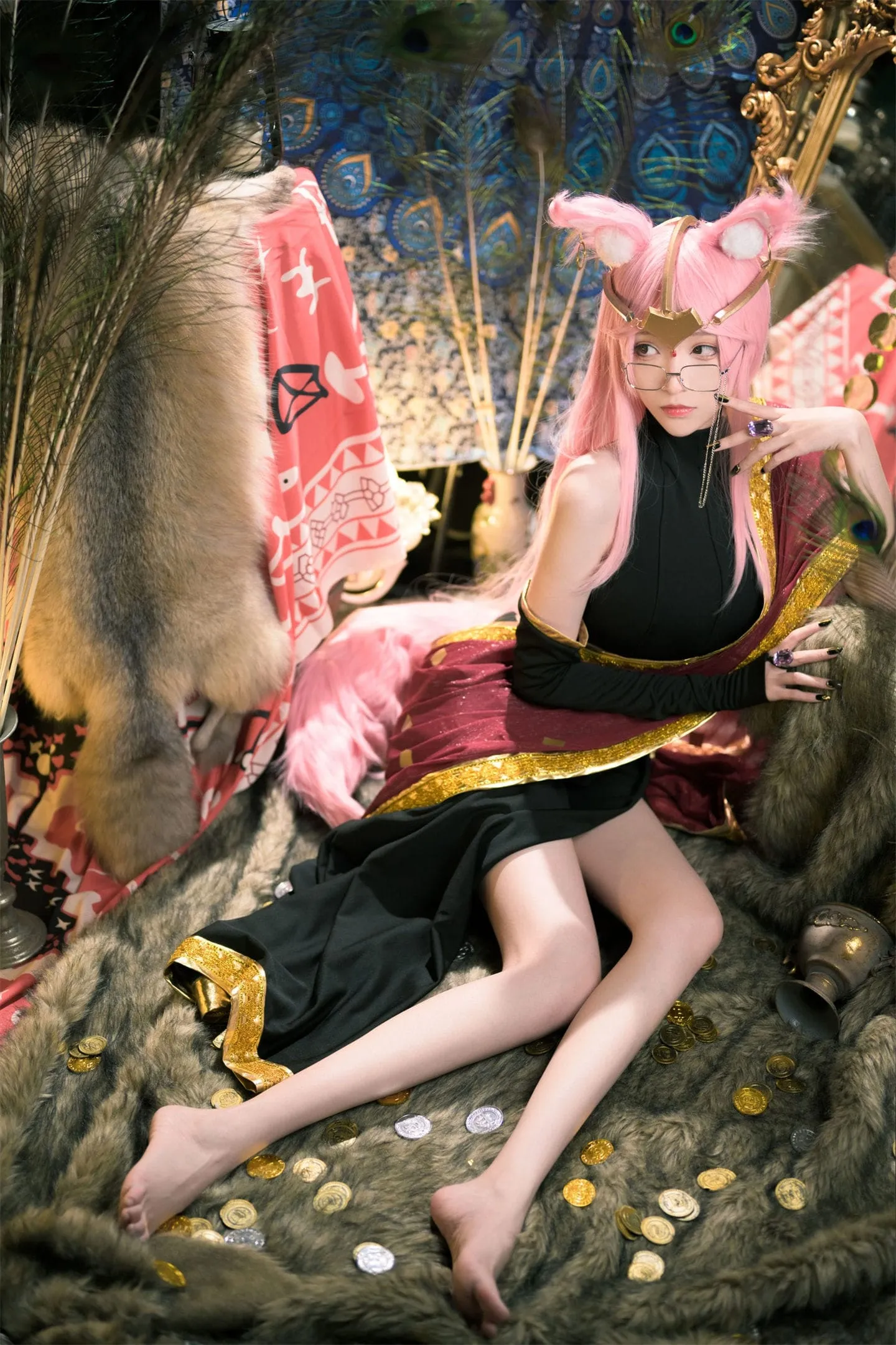 FGO 玉藻前秘书狐cosplay-绝对领域