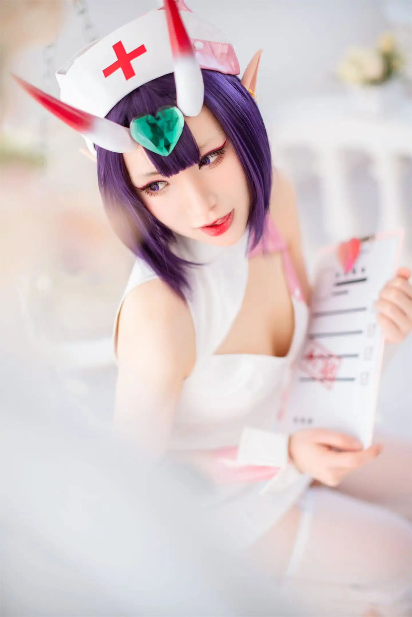 fgo 酒吞童子护士装cosplay-绝对领域