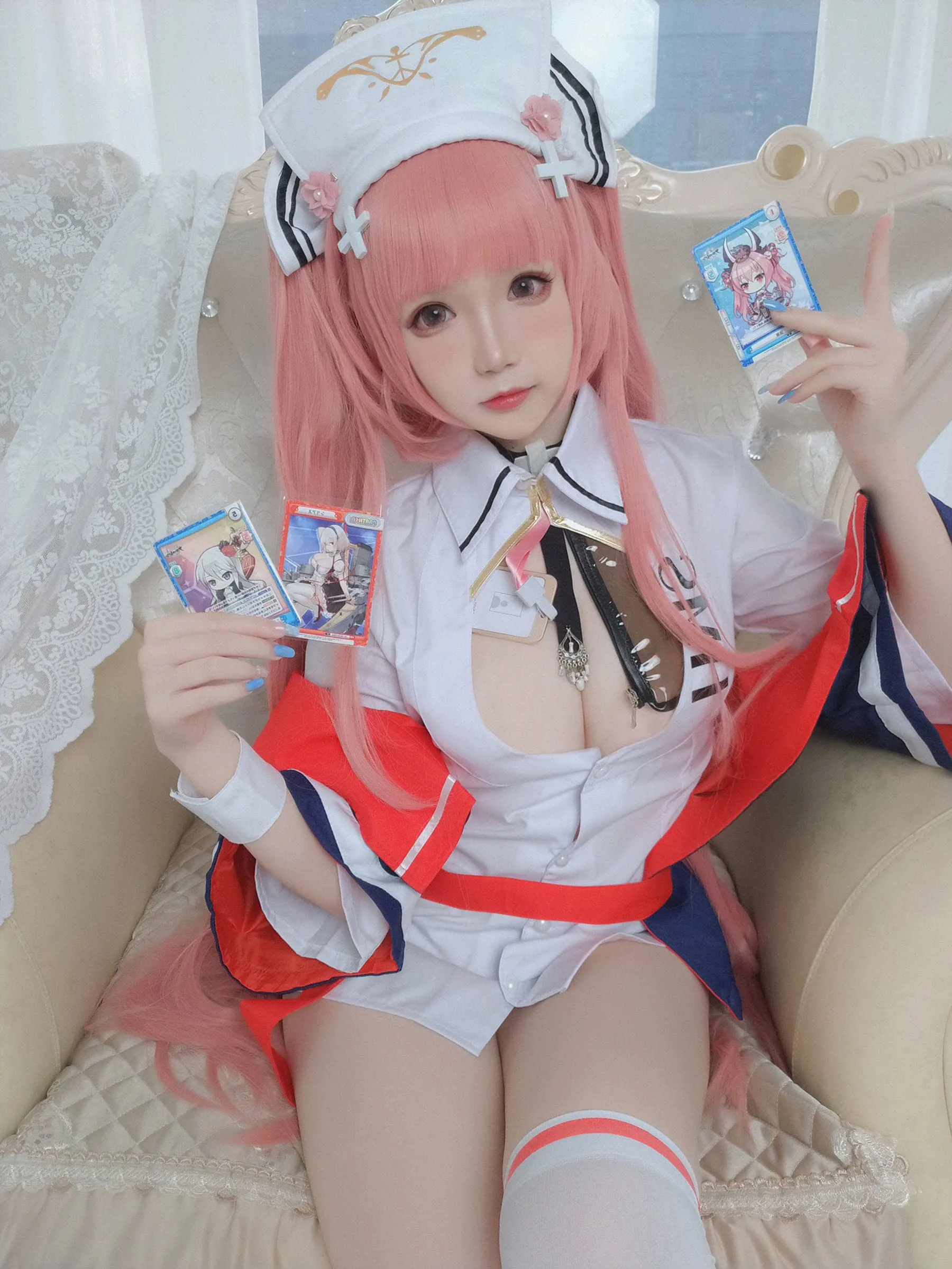 碧蓝航线 英仙座护士cosplay-绝对领域