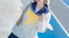 《蔚蓝档案》阿慈谷日富美cosplay-绝对领域