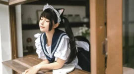 猫猫女仆写真-绝对领域