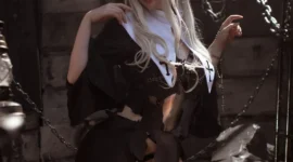 黑丝修女制服大胆写真-绝对领域