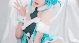 初音未来兔女郎cosplay-绝对领域