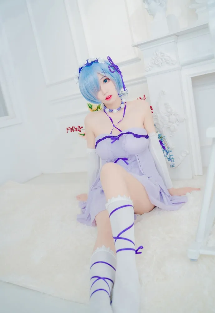 性感拉姆和雷姆COS写真，颜值碾压动漫-12