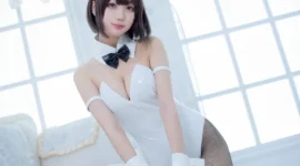 加藤惠兔女郎黑丝网袜cos——周叽是可爱兔兔-绝对领域