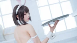 加藤惠兔女郎黑丝网袜cos——周叽是可爱兔兔-绝对领域