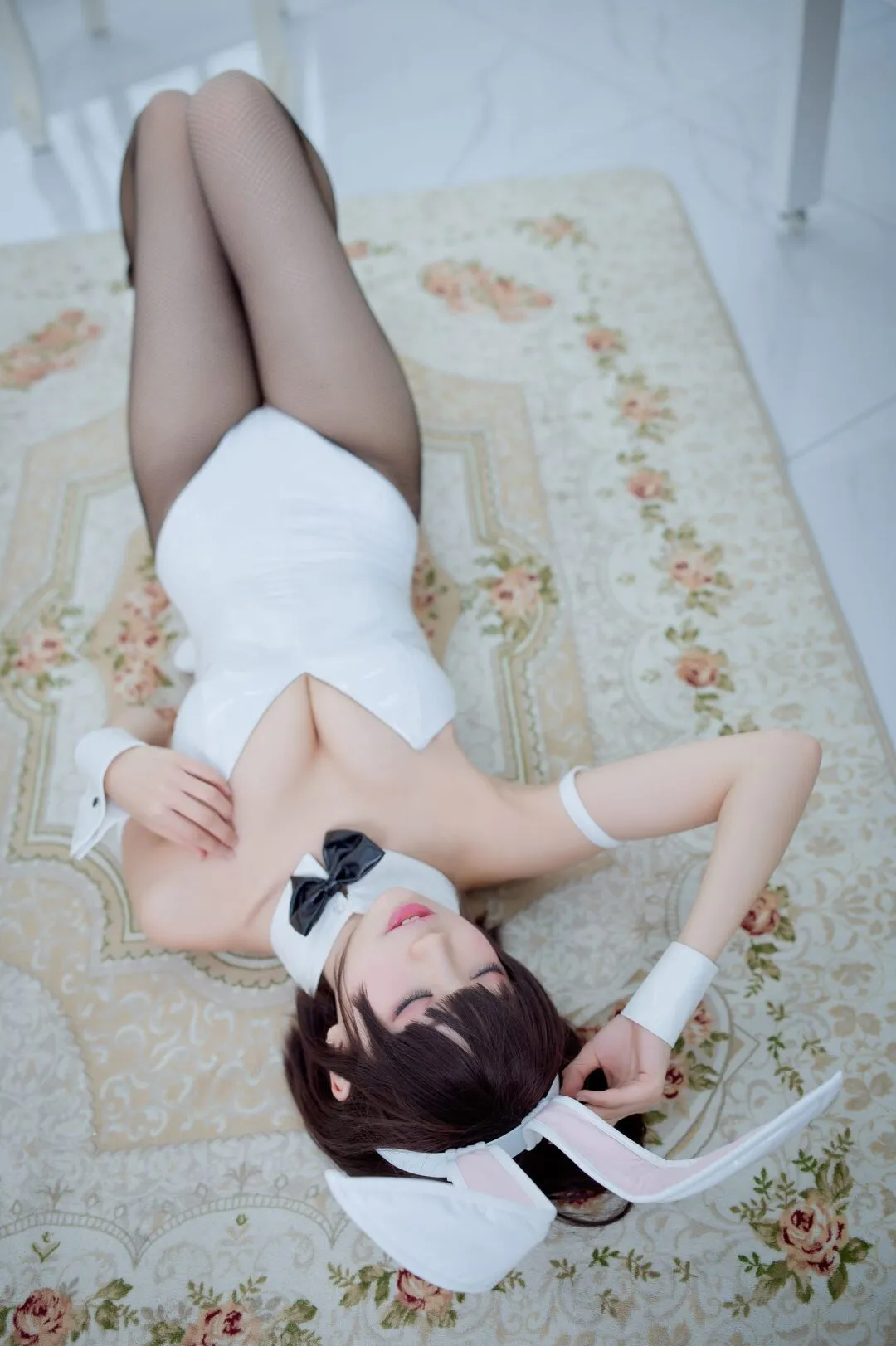 加藤惠兔女郎黑丝网袜cos——周叽是可爱兔兔-32