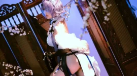 明日方舟絮雨cos——性感翘臀大长腿-绝对领域