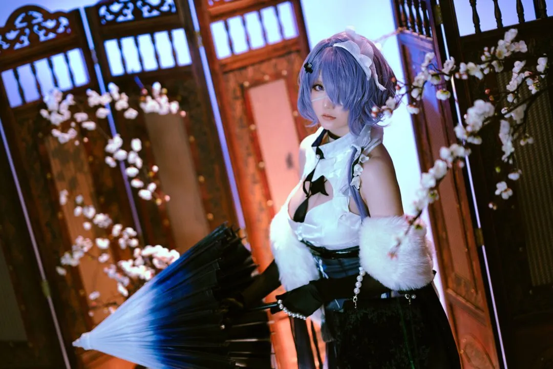 明日方舟絮雨cos——性感翘臀大长腿-11