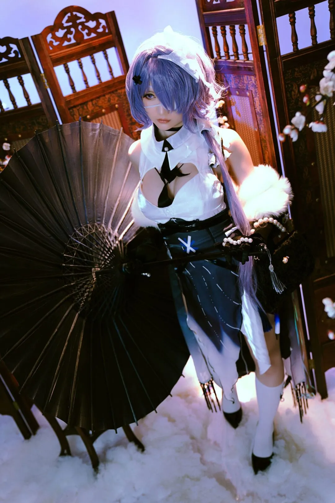 明日方舟絮雨cos——性感翘臀大长腿-12