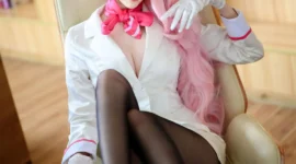 FGO 玉藻前屑狐狸秘书cosplay-绝对领域