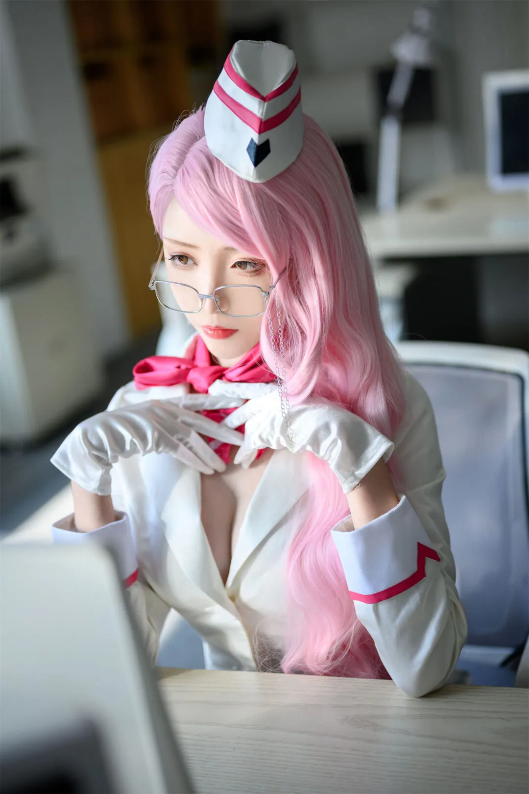 FGO 玉藻前屑狐狸秘书cosplay-14