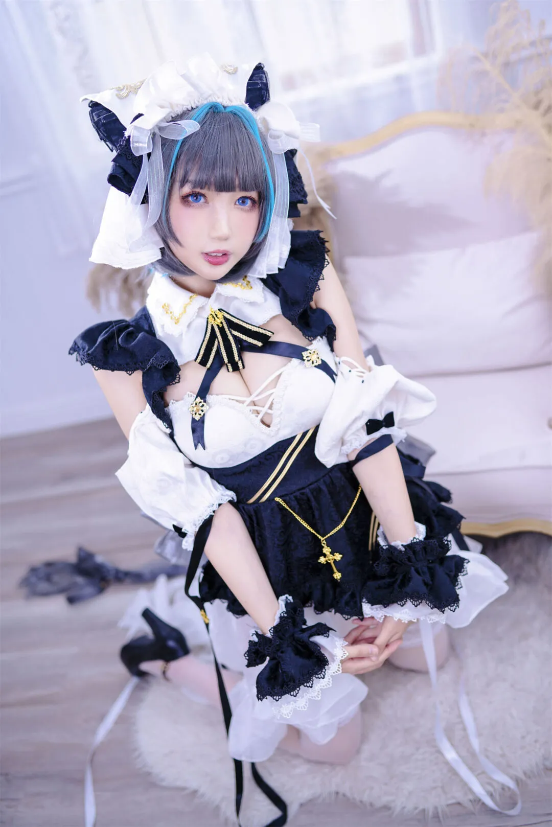 碧蓝航线 柴郡猫猫cosplay-30