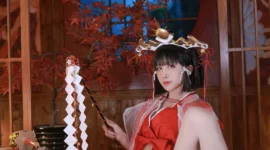 黑兽 辉夜巫女cosplay-绝对领域