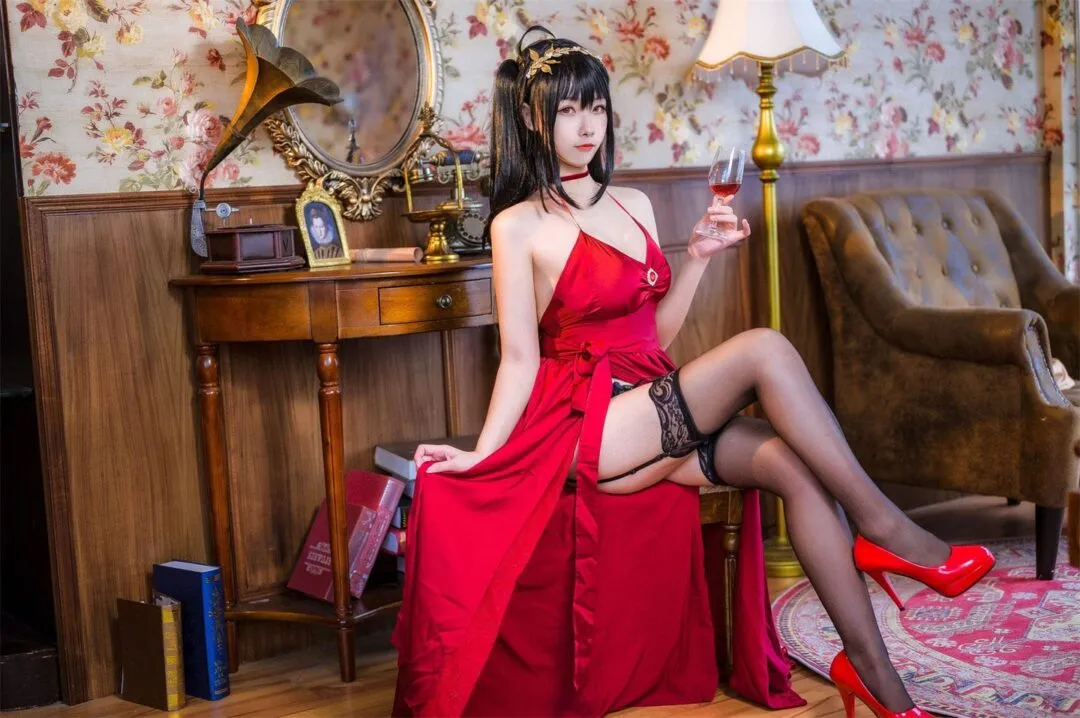 碧蓝航线 大凤礼服cosplay-10