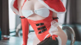 美少女圣诞服夏日cosplay-绝对领域
