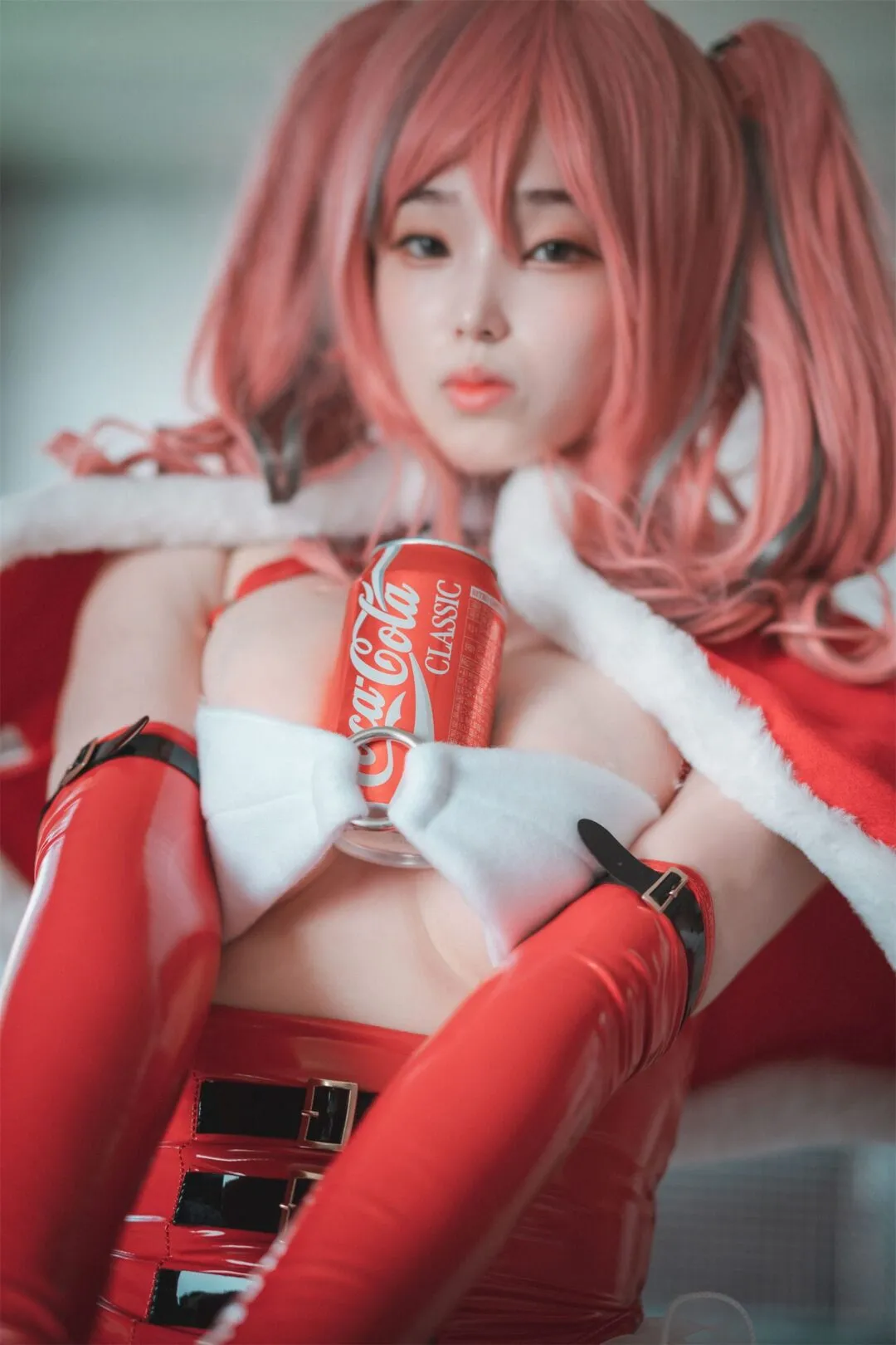 美少女圣诞服夏日cosplay-14