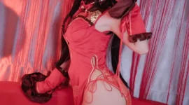 约会大作战 时崎狂三旗袍cosplay-绝对领域