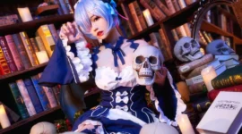 从零开始的异世界生活 蕾姆女仆cosplay-绝对领域
