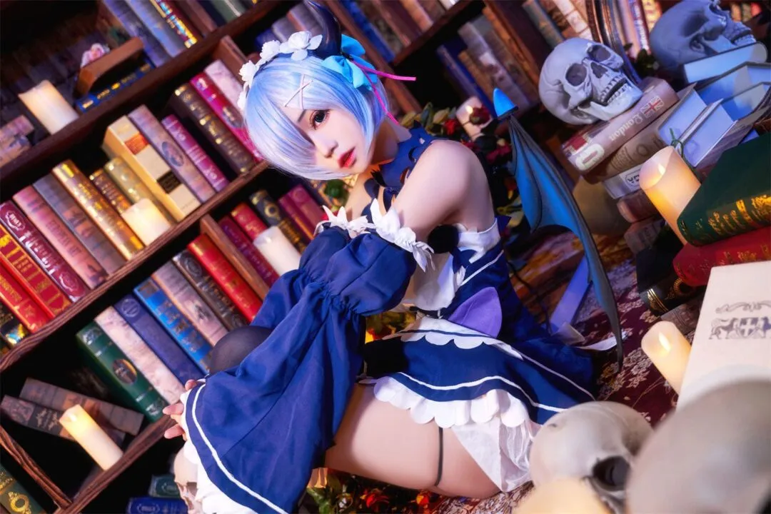 从零开始的异世界生活 蕾姆女仆cosplay-10