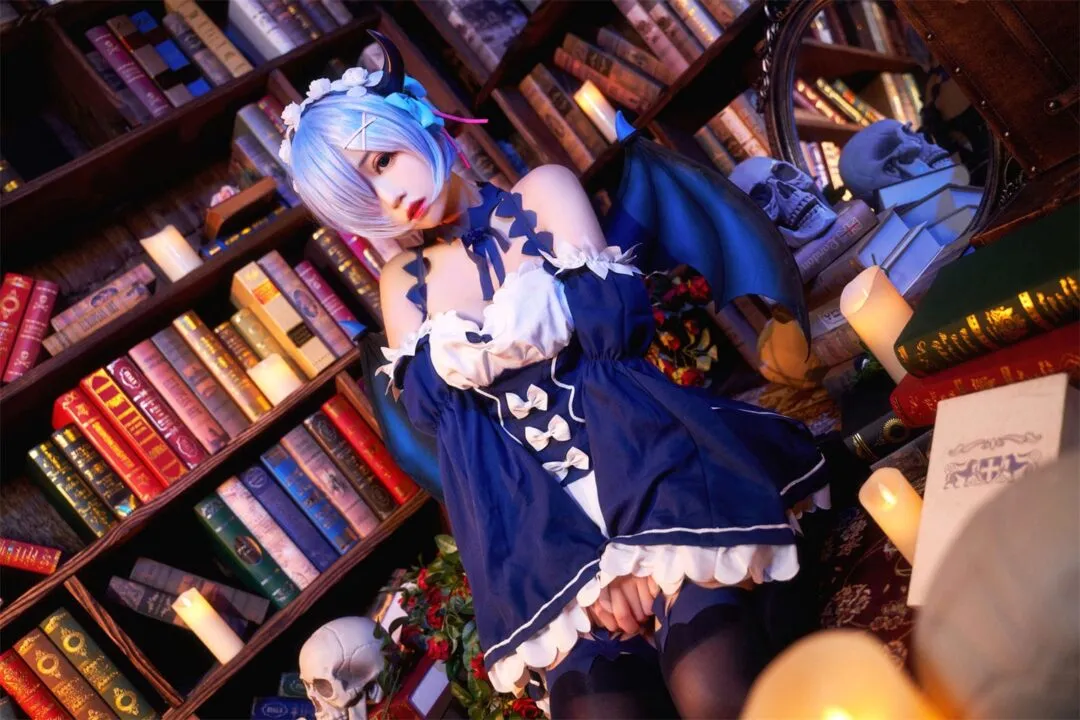 从零开始的异世界生活 蕾姆女仆cosplay-12