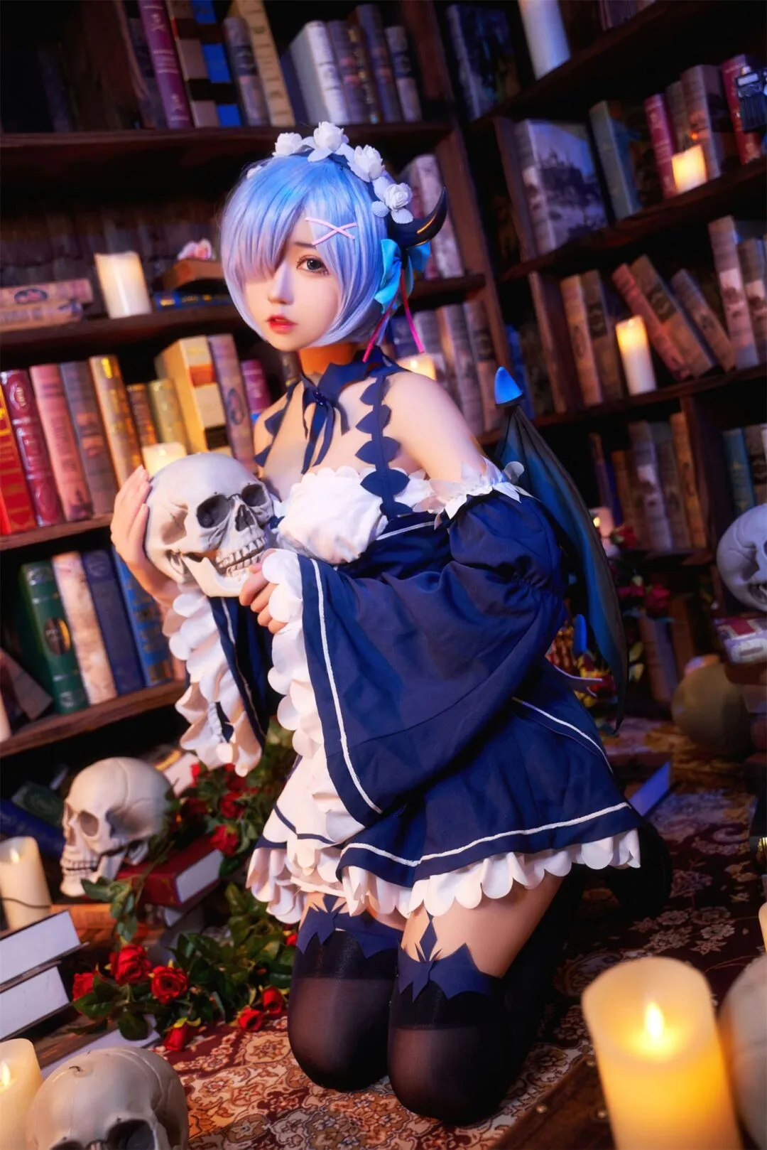从零开始的异世界生活 蕾姆女仆cosplay-13