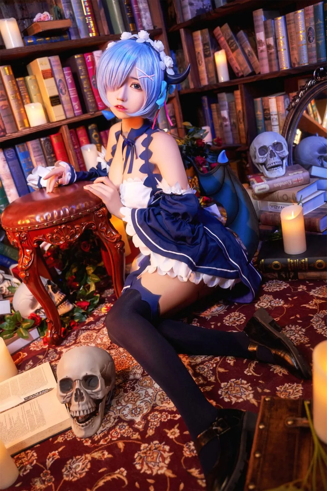 从零开始的异世界生活 蕾姆女仆cosplay-15