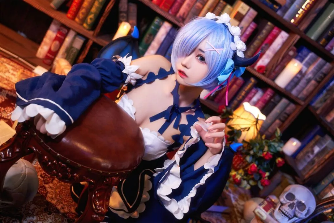 从零开始的异世界生活 蕾姆女仆cosplay-17