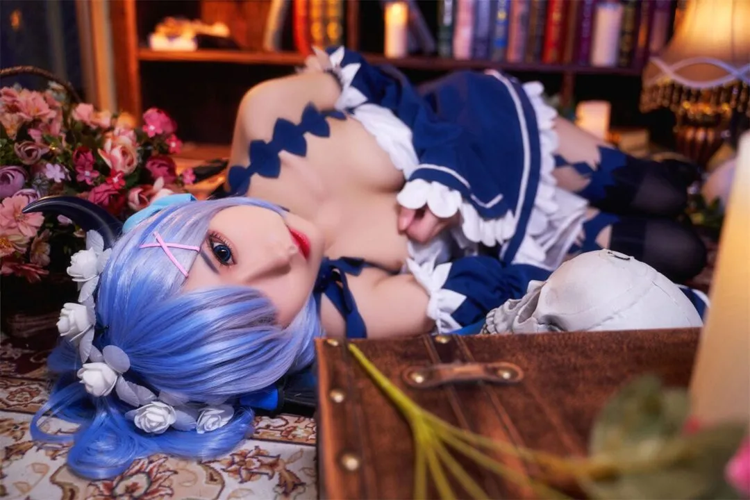 从零开始的异世界生活 蕾姆女仆cosplay-18