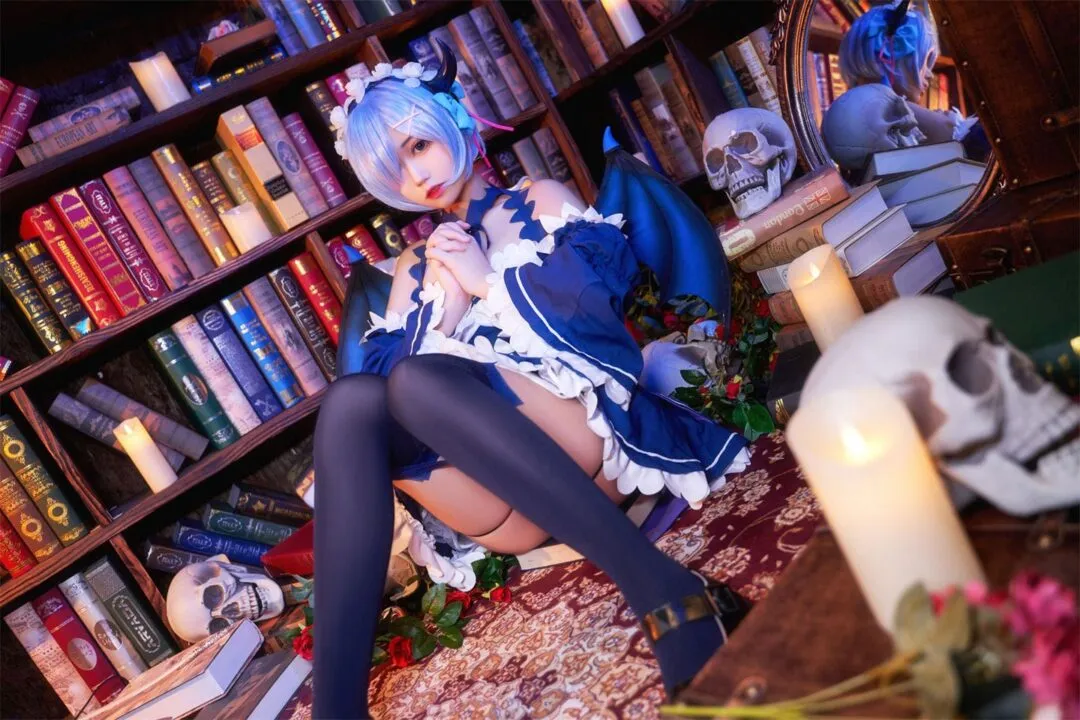 从零开始的异世界生活 蕾姆女仆cosplay-20