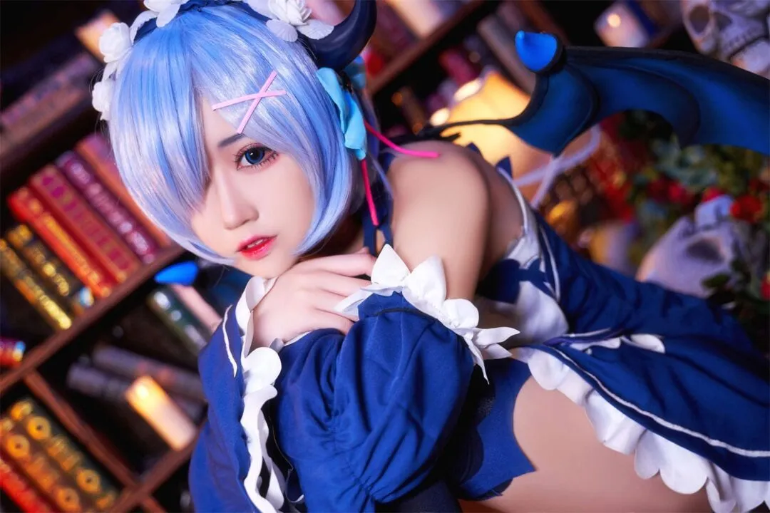 从零开始的异世界生活 蕾姆女仆cosplay-21