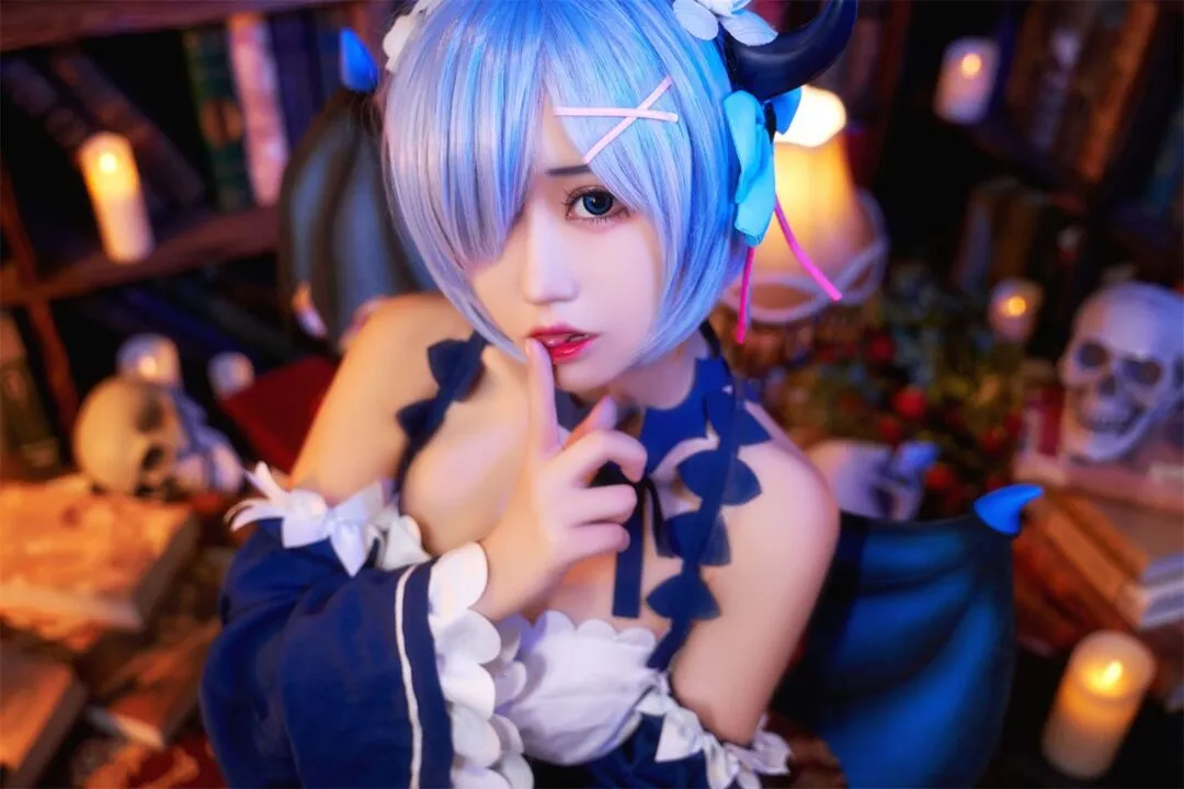 从零开始的异世界生活 蕾姆女仆cosplay-22