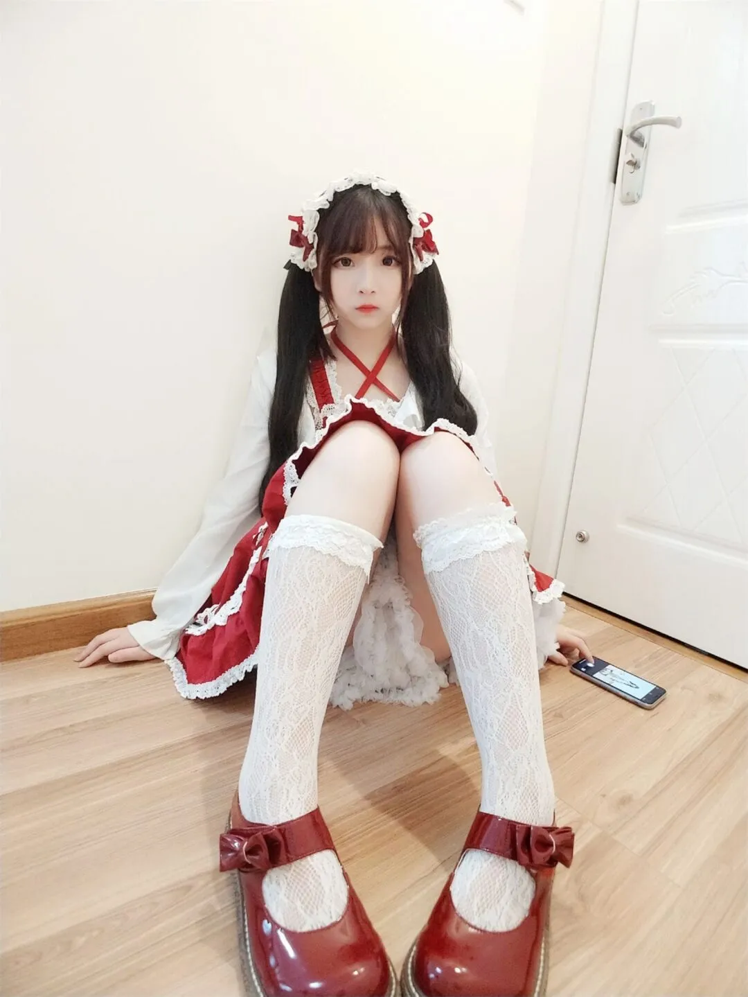 洛丽塔白丝美少女可爱私房写真-12