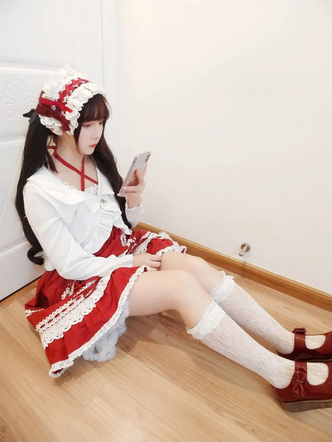 洛丽塔白丝美少女可爱私房写真-20