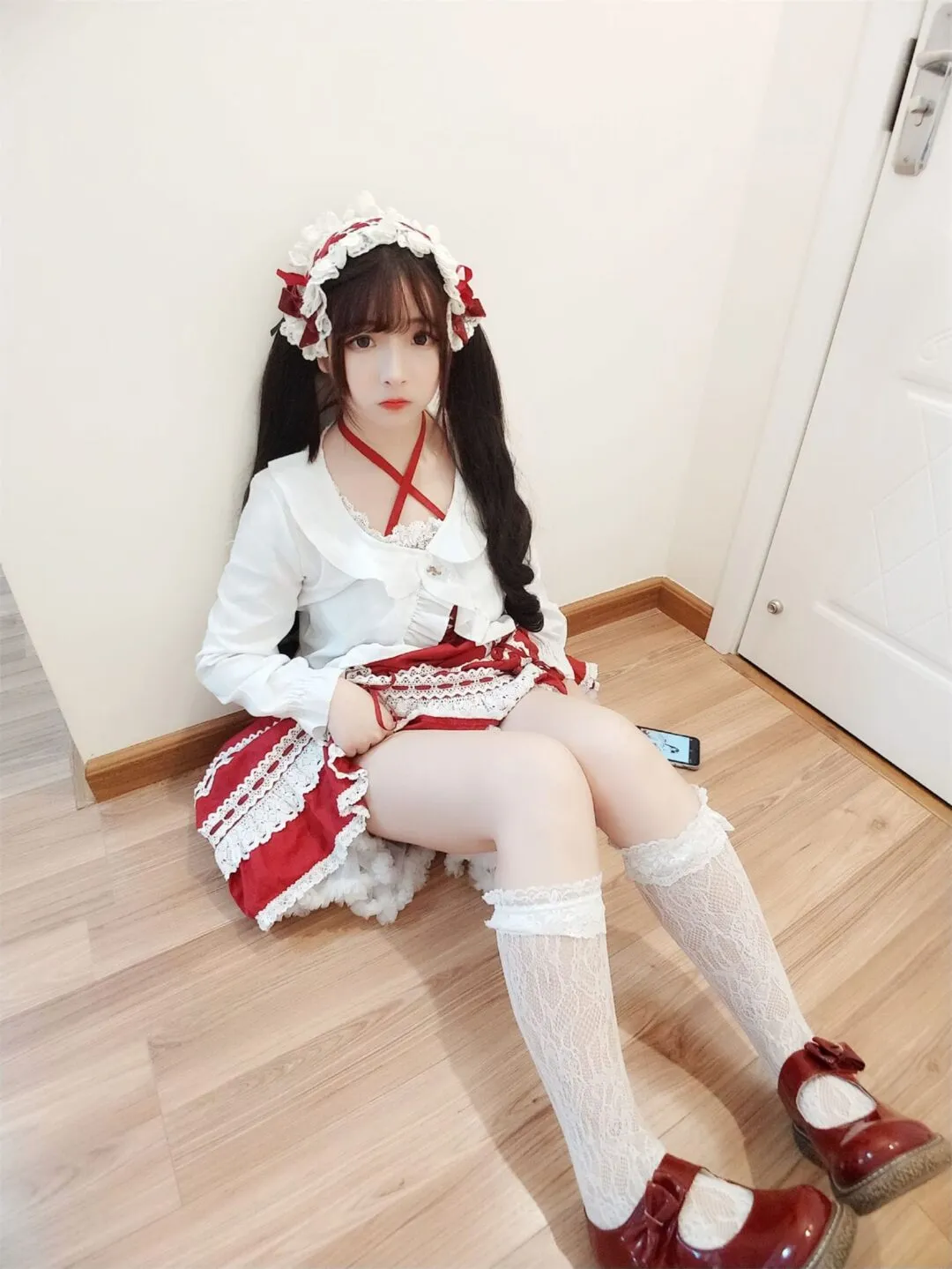 洛丽塔白丝美少女可爱私房写真-26