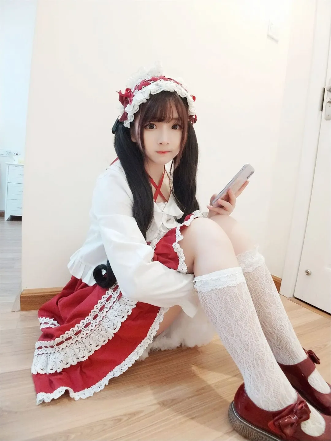 洛丽塔白丝美少女可爱私房写真-29