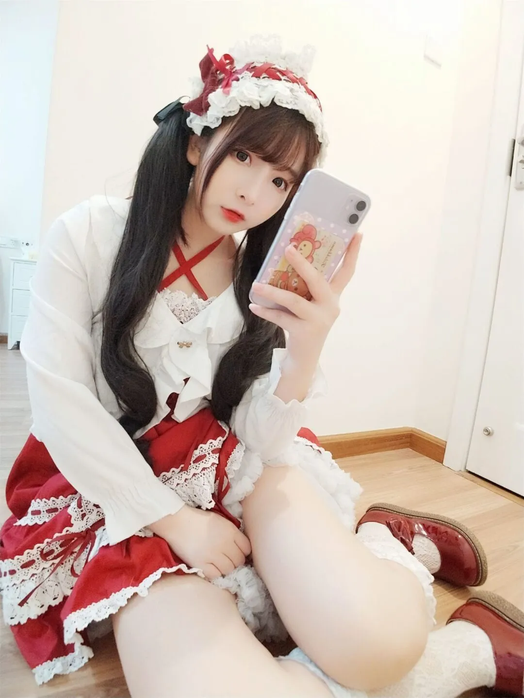 洛丽塔白丝美少女可爱私房写真-31
