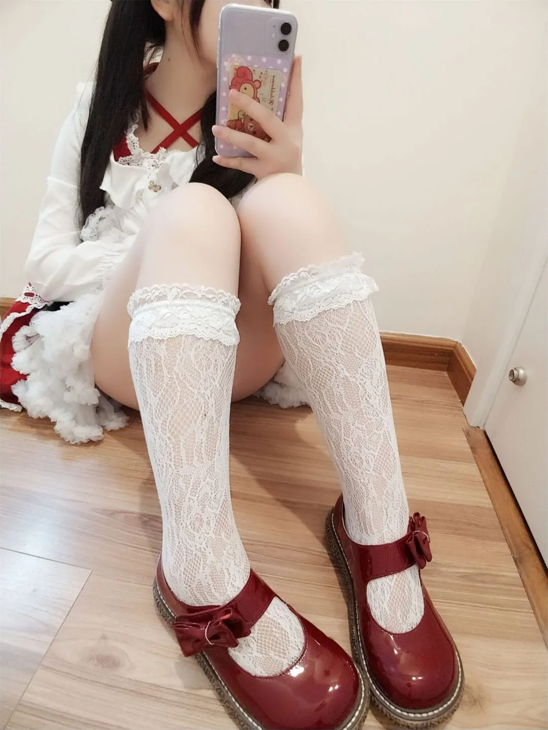 洛丽塔白丝美少女可爱私房写真-34